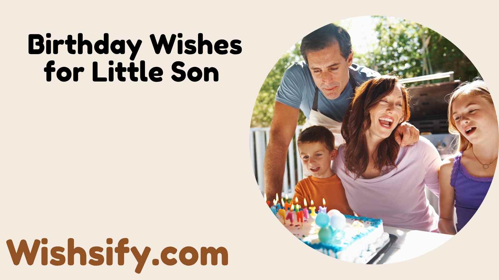 Birthday Wishes for Little Son