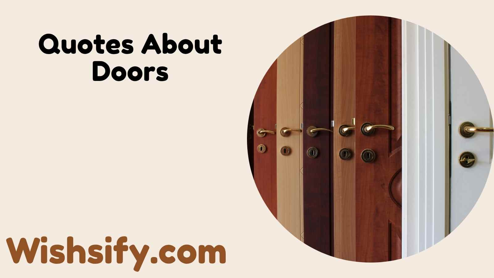 Quotes About Doors