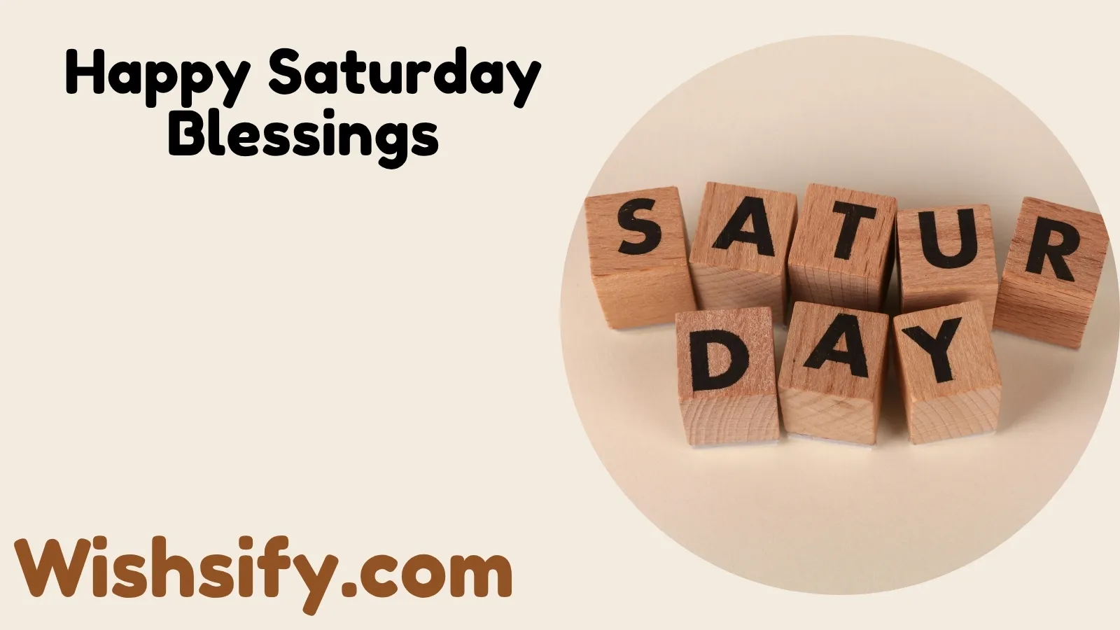 Happy Saturday Blessings